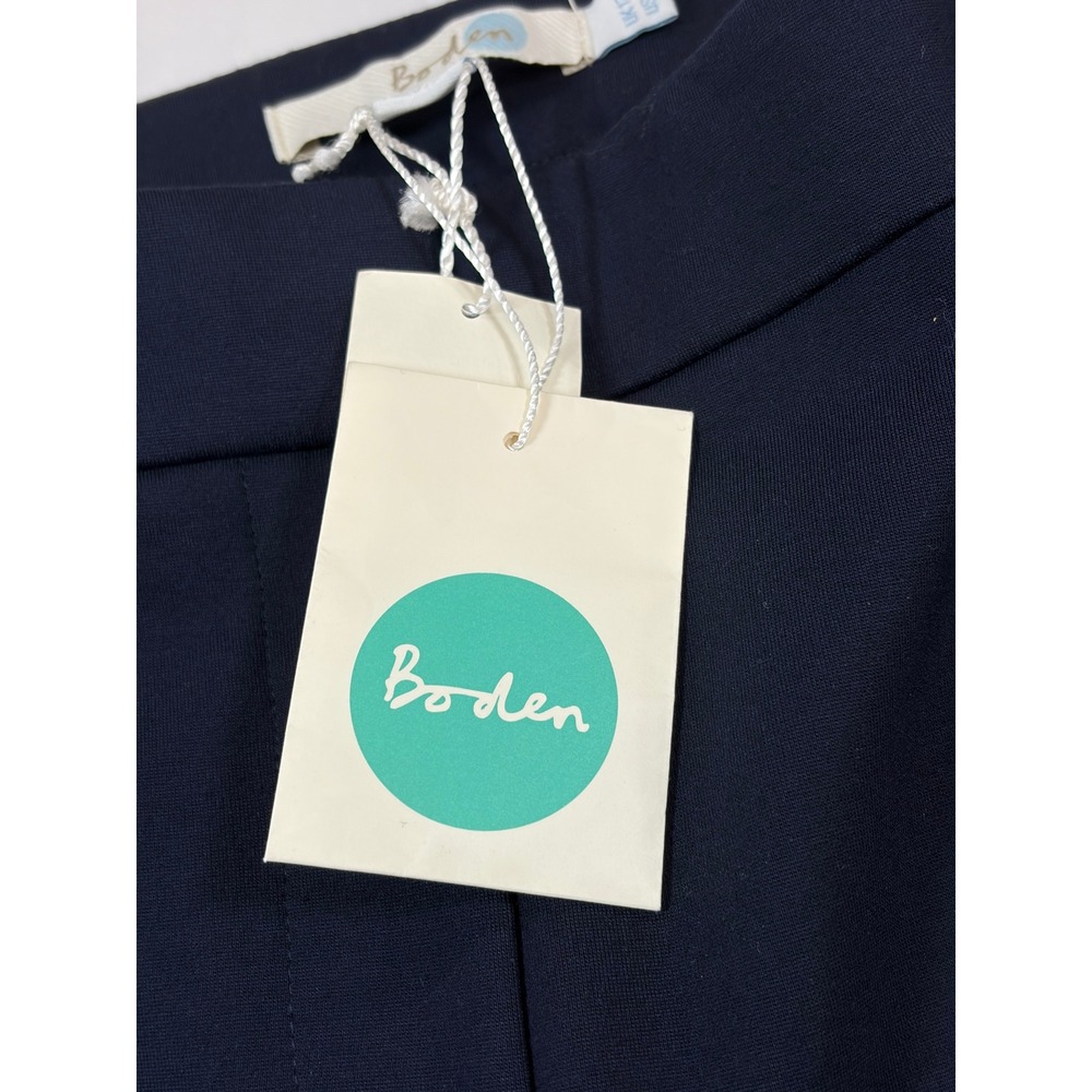 Boden Womens Navy Blue Two Piece Pant Suit Blazer Flare Trousers NEW - Picture 15 of 16